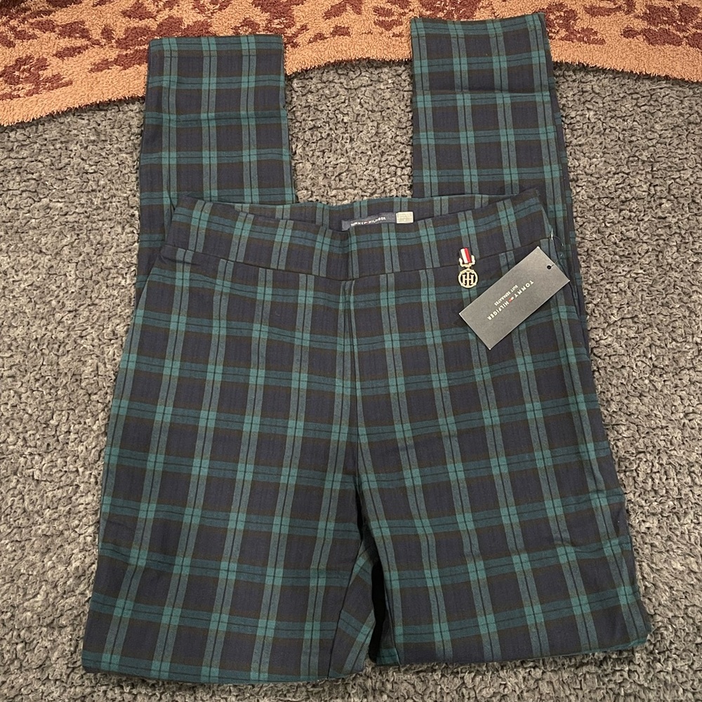 Tommy Hilfiger Plaid Stretch Pants